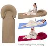 1Pc Beach Mat With Inflatable Headrest Outdoor Mat Anti-Sand Suitable For Outdoor Camping And Picnics Single Person Sleeping Mat Foldable Portable