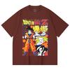 230 Gsm 100% Cotton Dragon Ball V56 Goku Print Unisex Heavy Cotton T Shirt