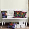 Mexican Fiesta Throw Pillow Covers Set Of 4 Dragonfly Flower Dahlia Pillow Case Day Of The Dead Dia De Los Cinco