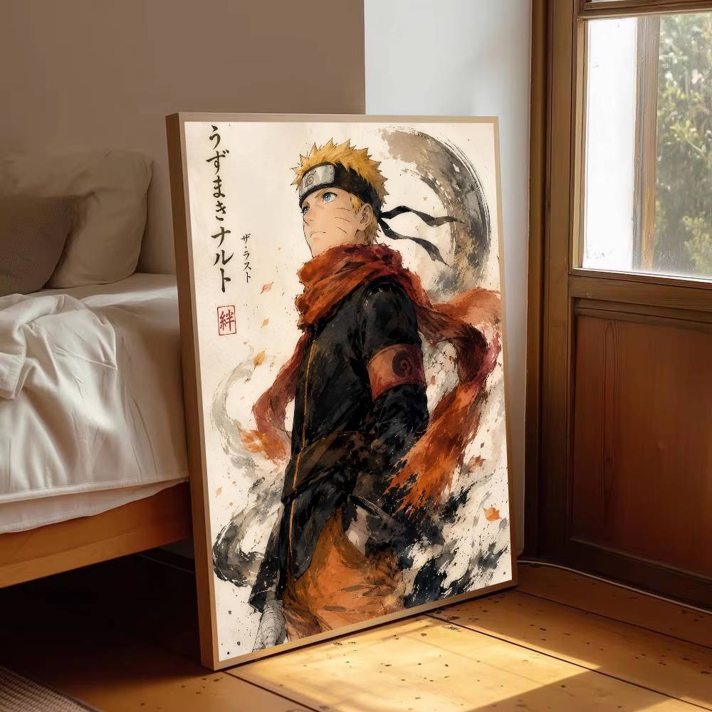 NARUTO Japan  Good Quality Prints and Posters Waterproof Paper Sticker Coffee House Bar Posters Wall Stickers