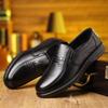 2025 New Men's Fashion Casual Leather Shoes Soft-soled Soft-sided Doudou Shoes Flat-soled Dad Shoes Manufacturer 2025 Spot