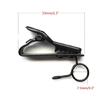 5PCS Mini Clamp Iron Earphone Microphones Clips For T-shirt Collar Clip