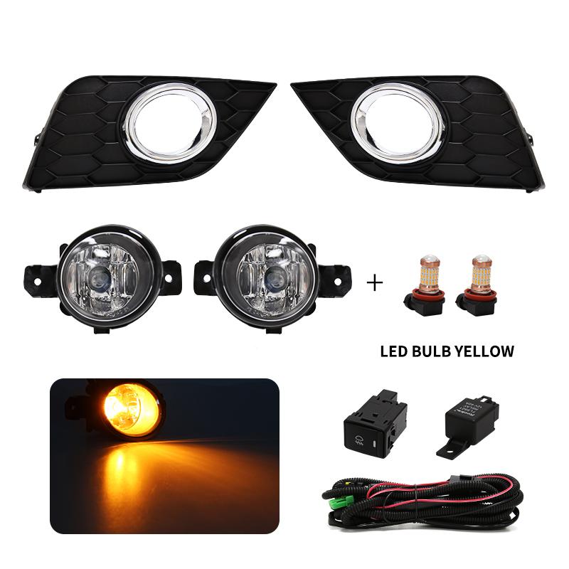 for Nissan Sentra Sylphy 2016 2017 2018 LED Fog Light Car DRL Daytime Running Lamp Bumper Driving Switch Relay Car Accessories
