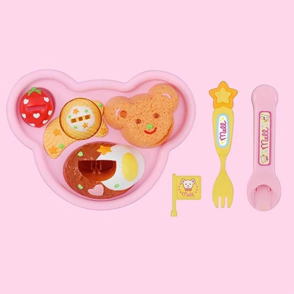 Fun Bear Box Play House Toys Early Education Pudding Feeding Set  Desktop Ornament