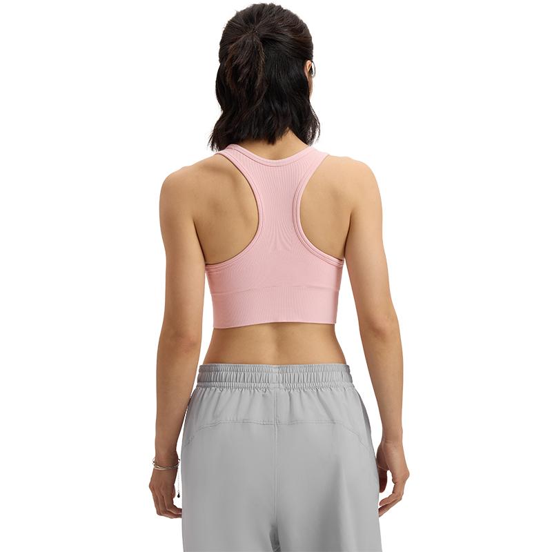 Under Armour Vanish Seamless Comfortable Classic Skin-Friendly Versatile Sports Bra Women Underwear Deep-Pink 1384419-647