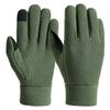Winter Warm Gloves Fleece Double Thickened Coldproof Gloves Student Riding Electric Bike Bike Fleece Gloves