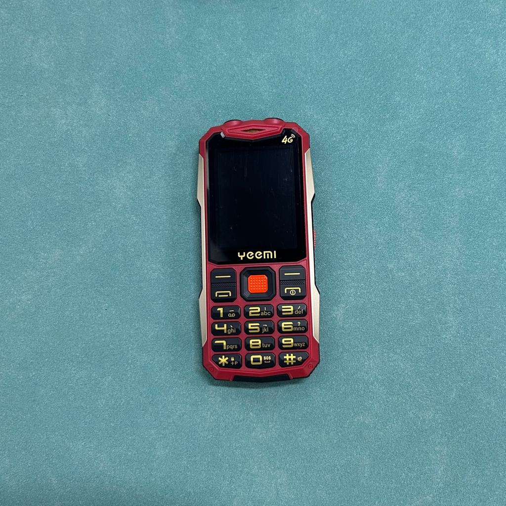 Yeemi K1+ - Teléfono móvil 4G robusto con doble tarjeta SIM, linterna, teclado grande, altavoz grande, botones de función All-netcom, para personas mayores