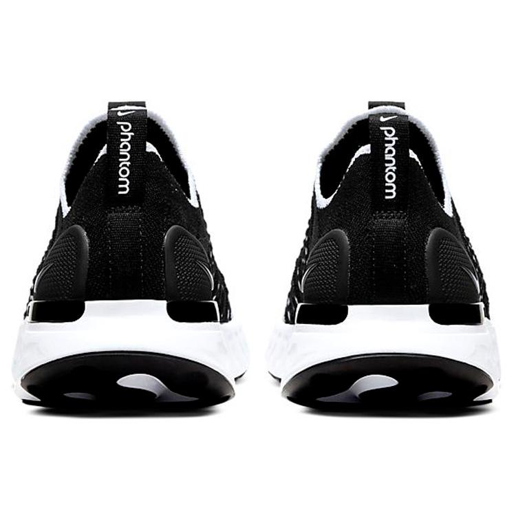 (WMNS) Nike React Phantom Run Flyknit 2 'Nero Bianco' Donna CJ0280-001