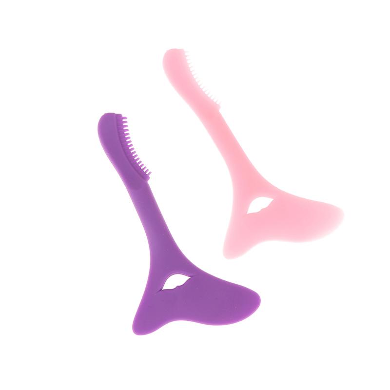 Multi-Functional Eyeliner Stencil Wing Tips Silicone Eyeliner Aid Drawing Lipstick Wearing Assistant Baffle Reusable Makeup