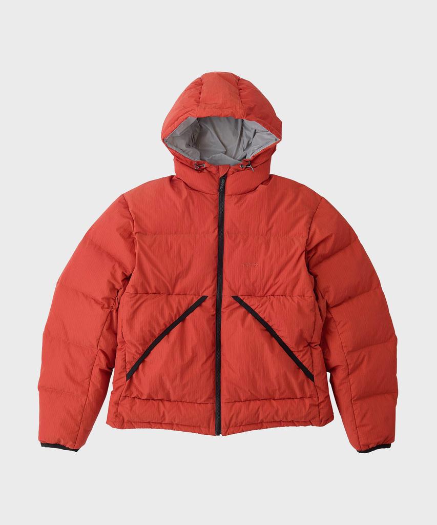 Gramicci Down Puffer Hooded Jacket Burnt Red