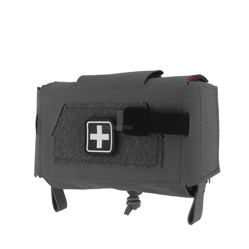 Outdoor Hunting Compact Trauma Pouch Ambidextrous Rapid Deployment Tactical Medical First Aid Bag EDC Molle Pouch