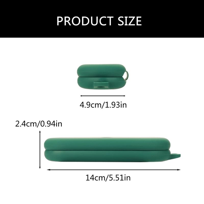 Silicone Cover Scratch & Impact Protections Shockproof Silicone Protector Not Slip Silicone Skin for Earbud Ear(Open)