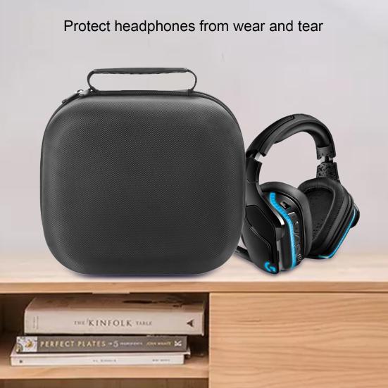 Protective Bag Anti-scratch Lightweight Gaming Bluetooth-compatible Good Hardness Headphone Nylon Storage Pouch