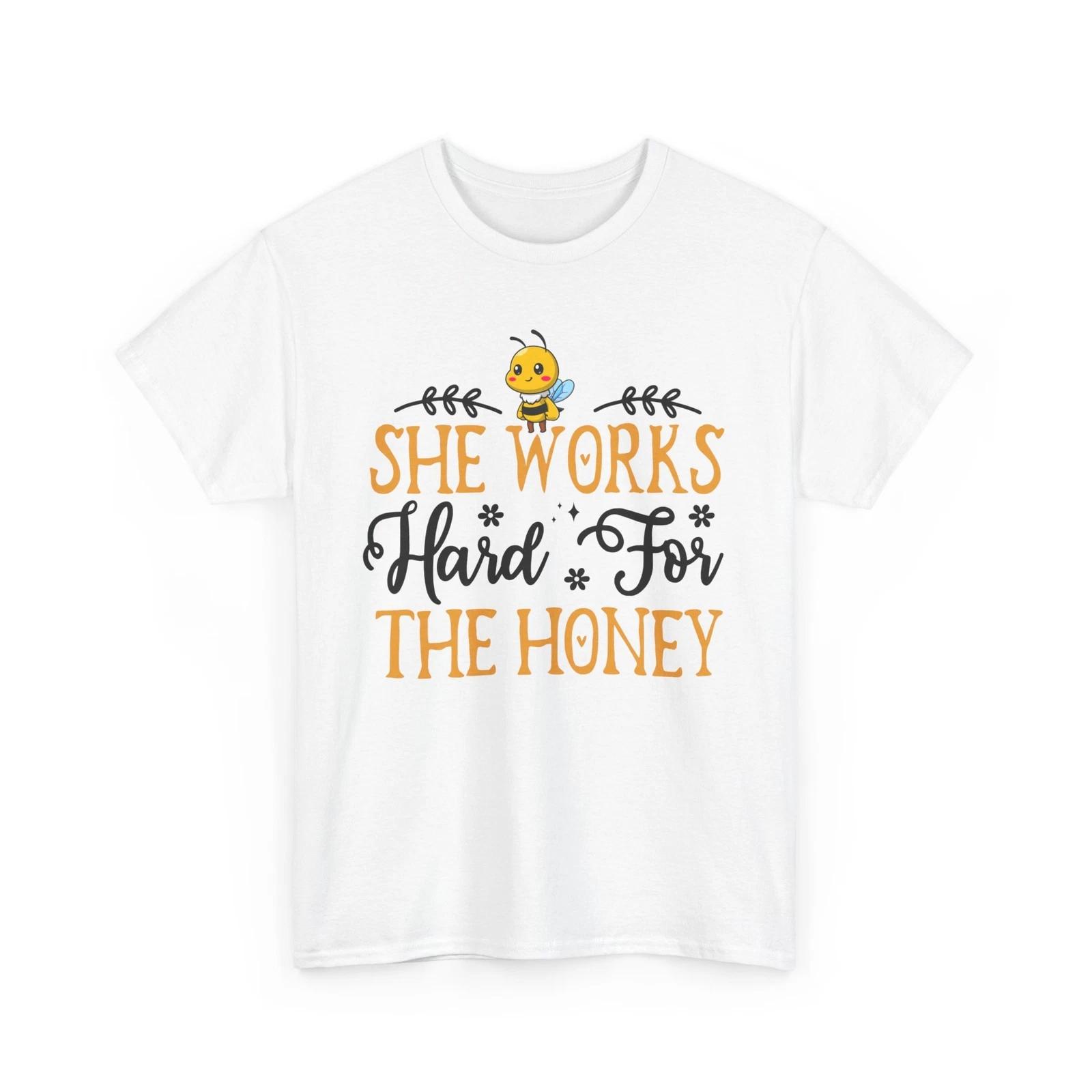 Bee T-Shirt | Save the Bees Shirt | Honeybee Tee | She Works Hard For The Honey S