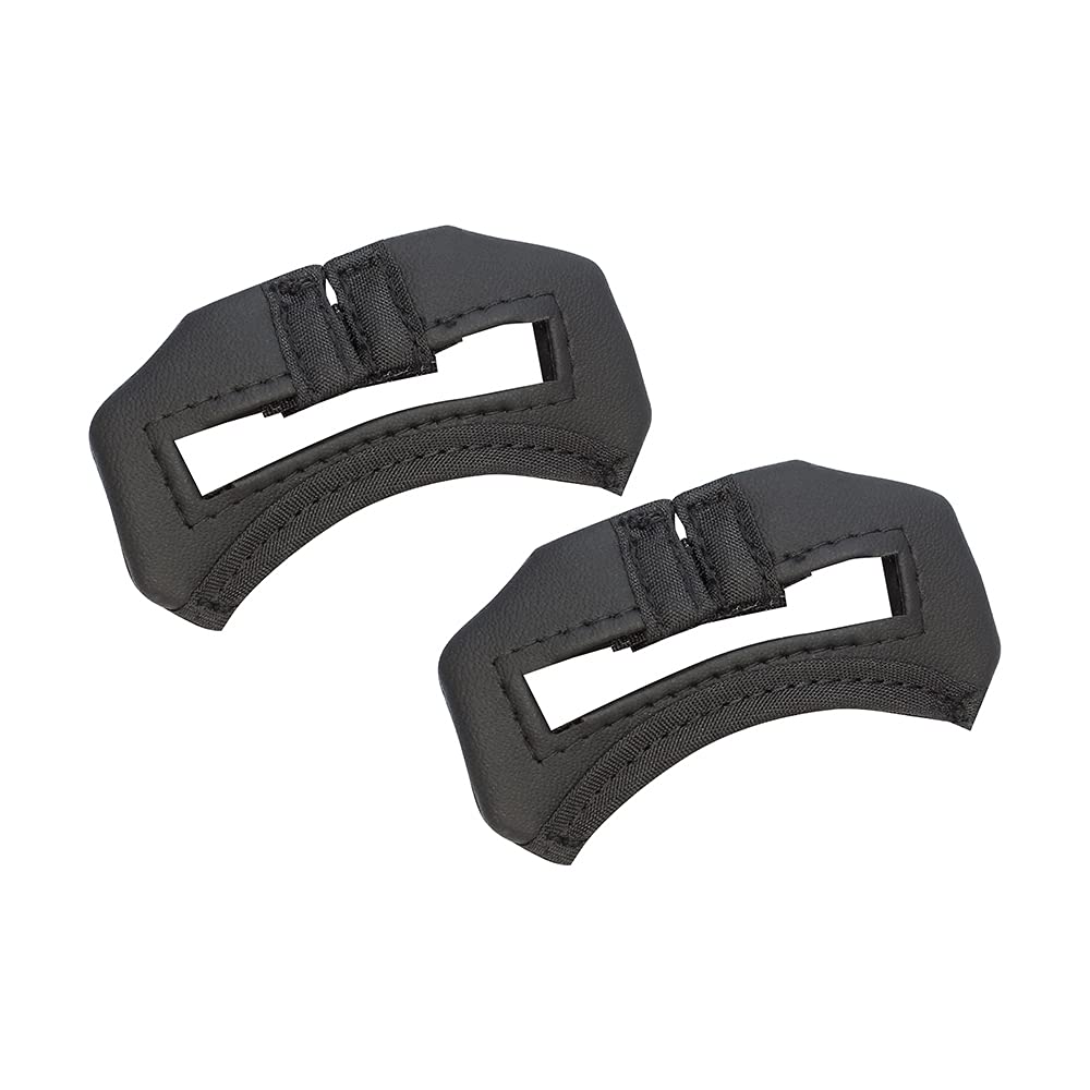 Tsuchiya Yac PF-360 Car Accessories Seat Belt Buckle Cover, Leather, Black, Fits Belts Within 2.0 Inches (52 Mm)