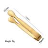 Stainless Steel Rose Gold Ice & Food Tongs
