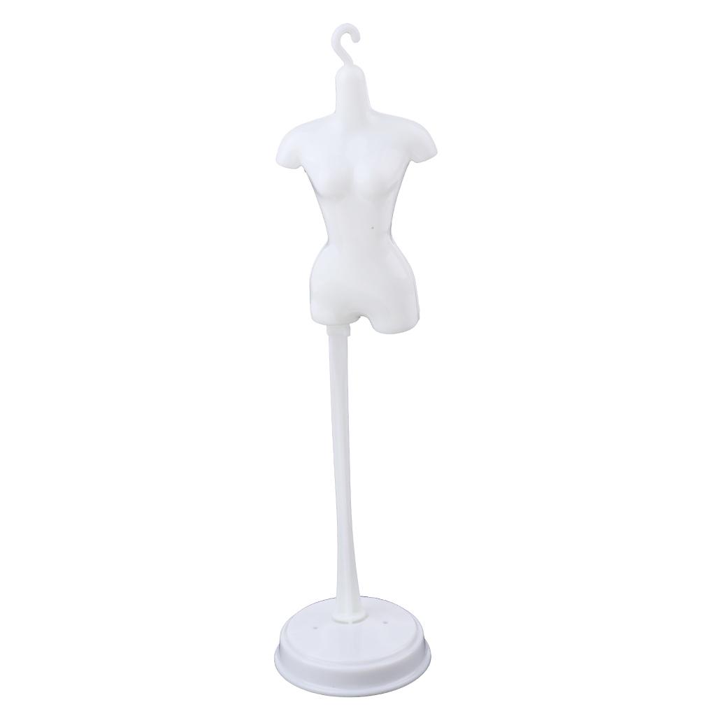 Buy 1 Set Doll Clothes Stand Holder for 12" 1/6 Doll White at