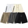 Essentials Vertikaler Letter Print Schweißshorts Unisex Locker Baumwolle Kordelzug Lässig Sportshorts 5 Farben