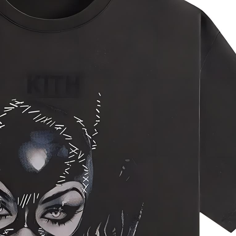Kith x Batman Selina Kyle Vintage Tee Black Men Tops KHM032751-001