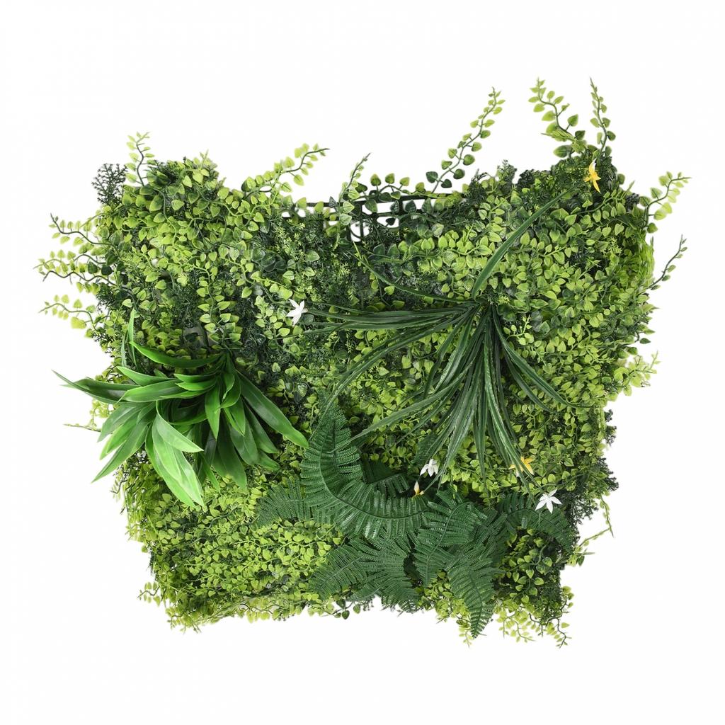 Artificial Plant Wall Panels UV Realistic Flower Panels