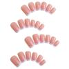 European & American Rectangular Press-On French Minimalist False Nails - Removable Nail Art Tips