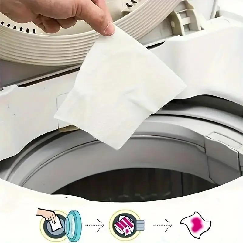 Dyeing Cloth for Washing Machine Mixed Dyeing Anti-color Absorption Board Personal Care Laundry Accessories Cleaning