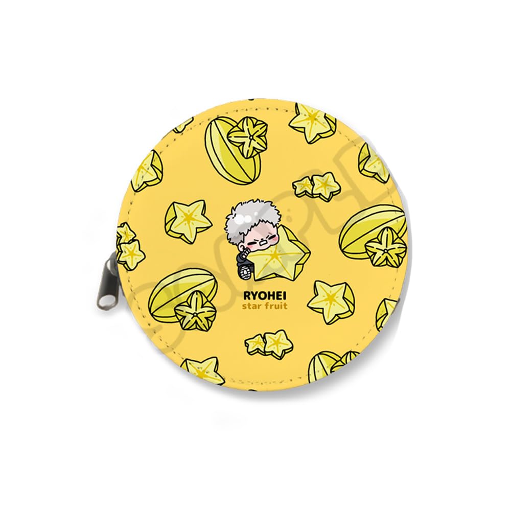 TV Anime Hitman Ryohei Sasagawa 3rd Edition Round Coin Case Medium Yellow "Katekyo REBORN!"