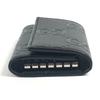 Gucci 625565 GG Embossed Logo 6P Keys with Key Ring  Key Case Leather Black