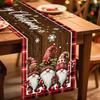Christmas Gnome Table Runner Christmas Decorations for Home 2026 Cristmas Table Cover Navidad Noel Gift New Year 2026 Tablecloth
