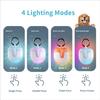 Evening Pet Walk Light Collar with Rechargeable Power, Daily Dog Gear Safety Light for Neighborhood Walk Use and Hanging Carry