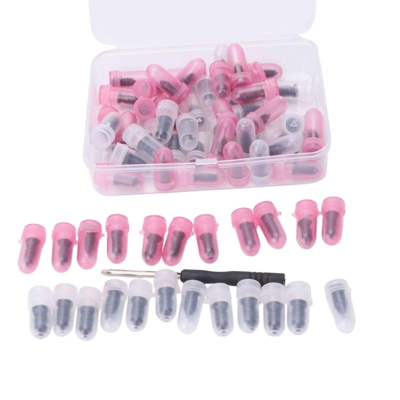 Vehicle Tire Maintenance Kit with 70 Repair Studs, Large and Small Puncture Screw Groups, Storage Organization, Screwdriver and Hand Implements
