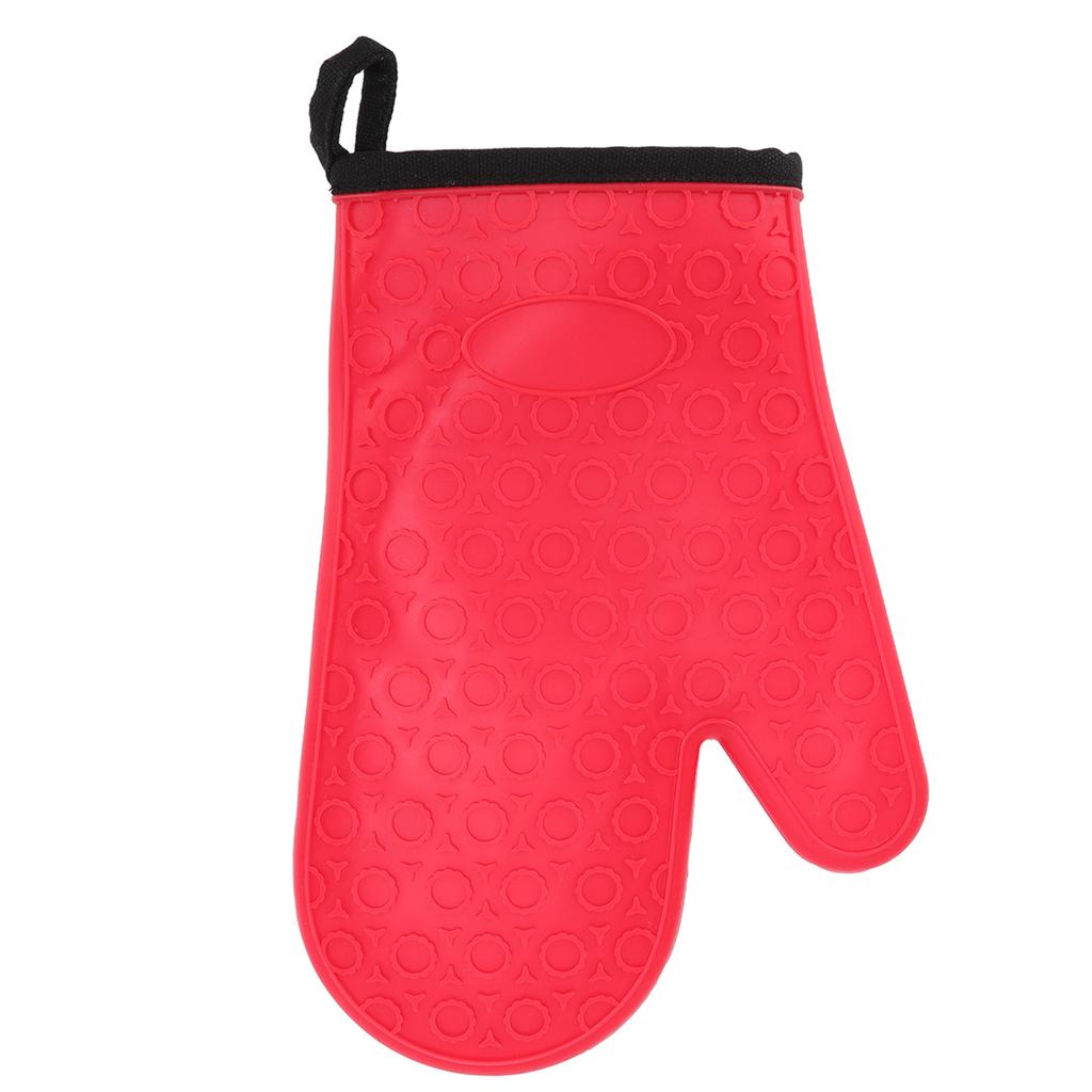 Silicone Oven Mitt High Temperature Resistant Waterproof Slip Proof Kitchen Baking Glove with