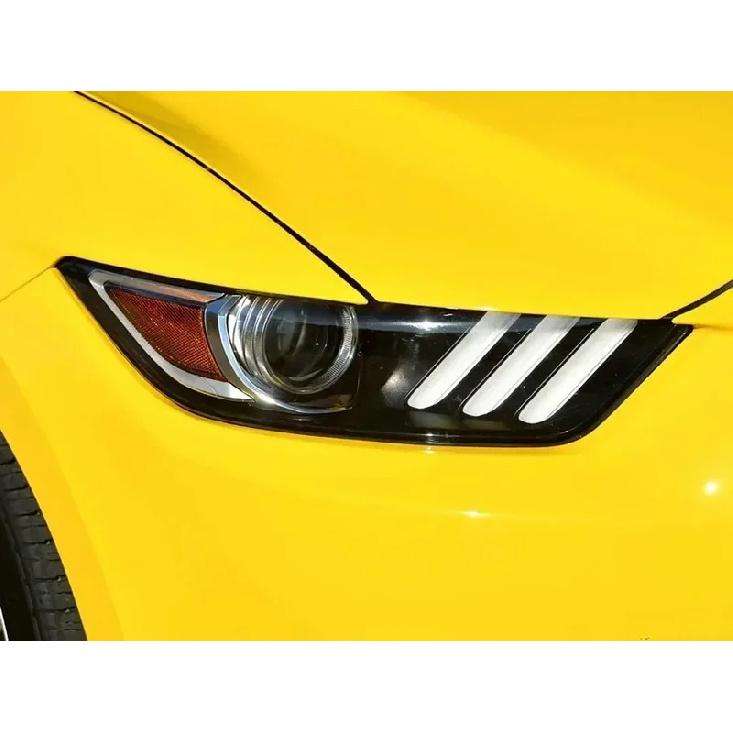 For Ford Mustang 2014 2015 2016 2017 Headlamp Cover Transparent Lamp Shade Headight Shell Plexiglass Replace Original Lampshade