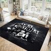 Sex Pistols Design Crystal Velvet Carpet Cozy Non?Slip Printed Rug For Bedroom Living Room Entrance