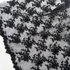 Soft Beige Mesh Fabric Embroidery Lace Fabric for Dress Cheongsam, Baby Clothes, DIY Background Fabric By The Yard