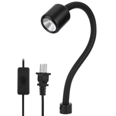 12W LED Magnetische Arbeitsleuchte Flexibler Schwanenhals für Werkzeugmaschinen Drehbank Industriebeleuchtung