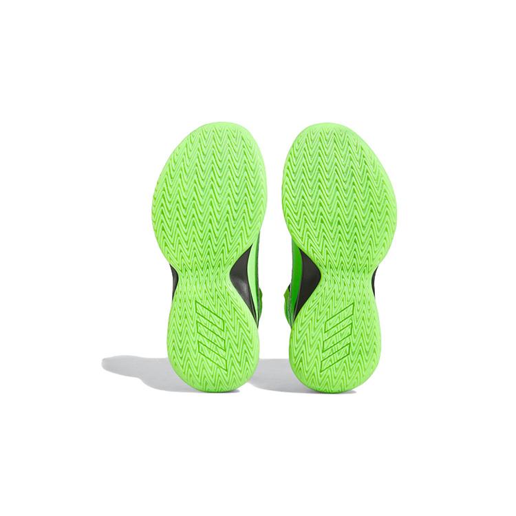 New Adidas Cross Em Up 5 Anti Slip Wear Resistant Mid Top Children's Basketball Shoes Green Black Kids' HQ8496