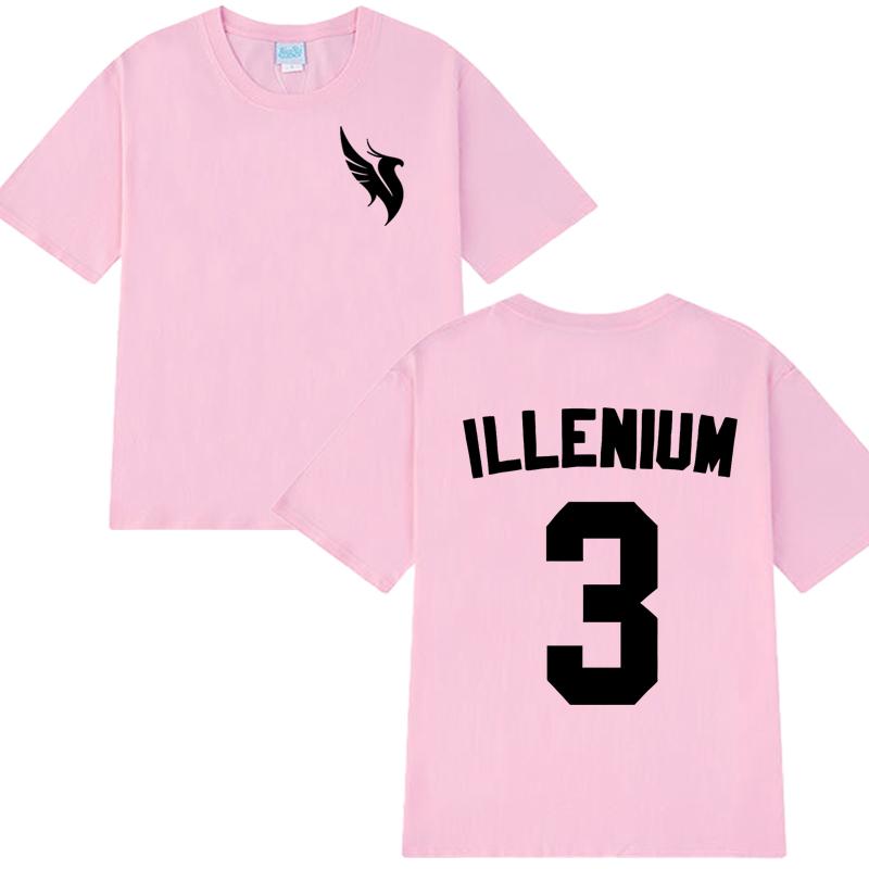 High Quality Illenium Dj Music Double Sided Printed Short Sleeve T-shirts 2025 Men Women Trend Casual T Shirt Unisex Cotton Tops