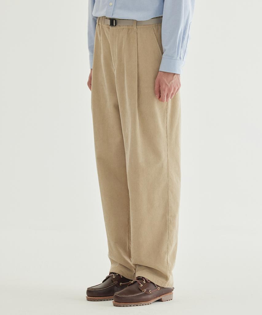 COVERNAT [Easy Pants] Regular Corduroy Pants Navy