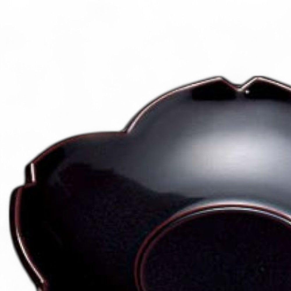 Lacquerware Tea Made with a Synthetic Process of Wood Powder and Made in Japan J-kitchens 5-Piece Tray, Resin, Lacquered, PID-530230,