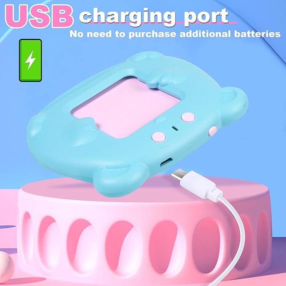 Montessori Englisch Lernspielzeug für Kinder, Wortlernmaschine mit 112 Lernkarten, Blaues Lernspielzeug für Kleinkinder