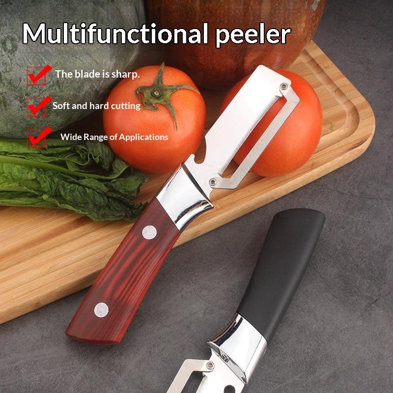 1Pcs Stainless Steel Peeler Handle Kitchen Fruit Vegetable Slicer Blade For Potato Carrot  Prep Tool