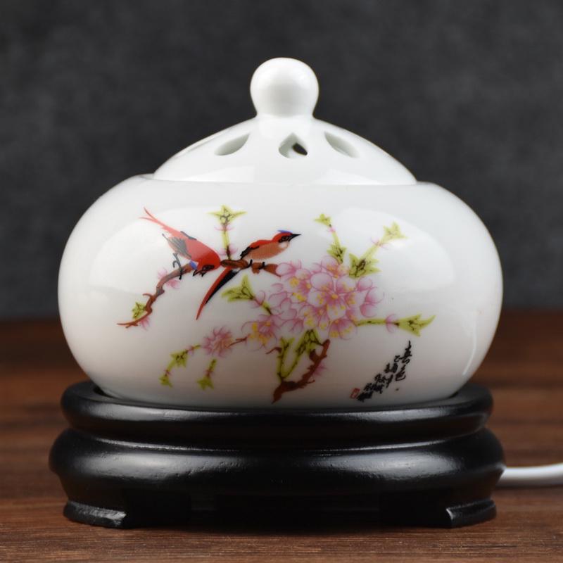 Adjustable Temperature Ceramic Incense Burner & Aroma Diffuser