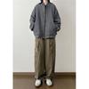 Vintage Casual Baseball Jacket Men Women Heavyweight Waffle Knit Loose Fit Fall 2025
