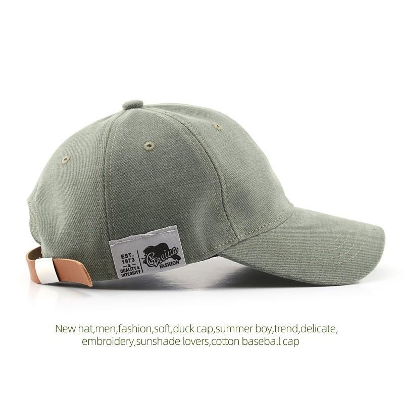 

Модная брендовая бейсболка-наклейка для мужчин и женщин, парная, универсальная, повседневная, с козырьком, в стиле ретро, с мягким верхом, из чистого хлопка Adjustable зелёный