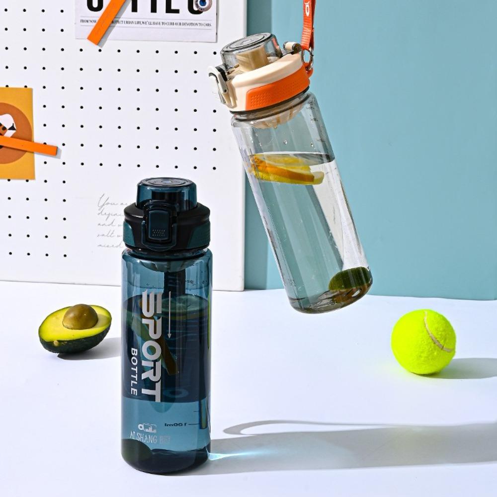 Plastic Sports Water Bottle 800/1000ML Travel Kettle Portable Water Jugs