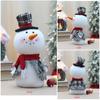 Funny Christmas Snowman Doll Cartoon Cute Snowman Figure  Home Decoration
