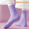 Breathable Thermal Socks Colorful Thicken Stockings Casual Boot Socks  Women
