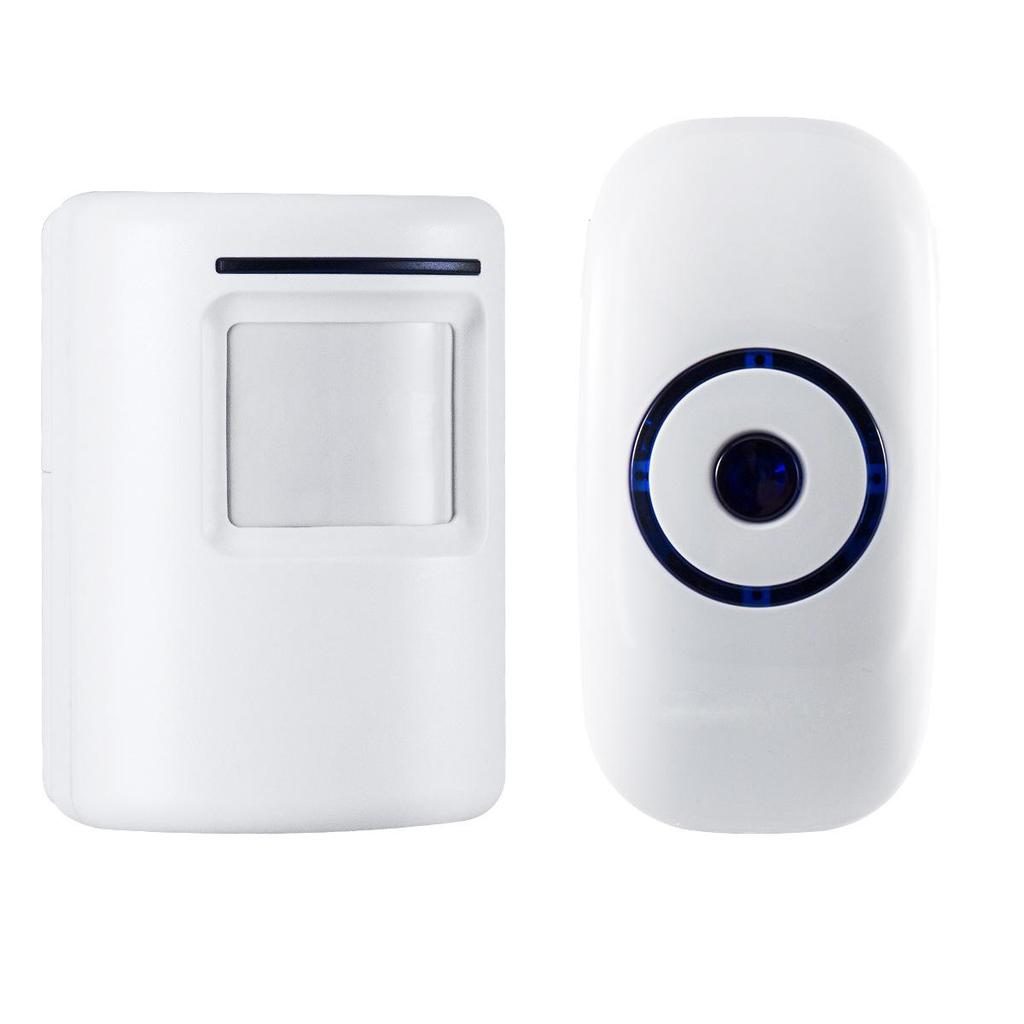 Wireless Infrared Sensing Doorbell with Welcome Device & Split Anti-Theft Alarm