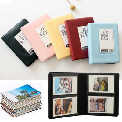 1PC 64 Pockets 3 Inch Photo Album Mini Instant For Polaroid Picture Case For Film Instax Photocard Holder Picture Storage